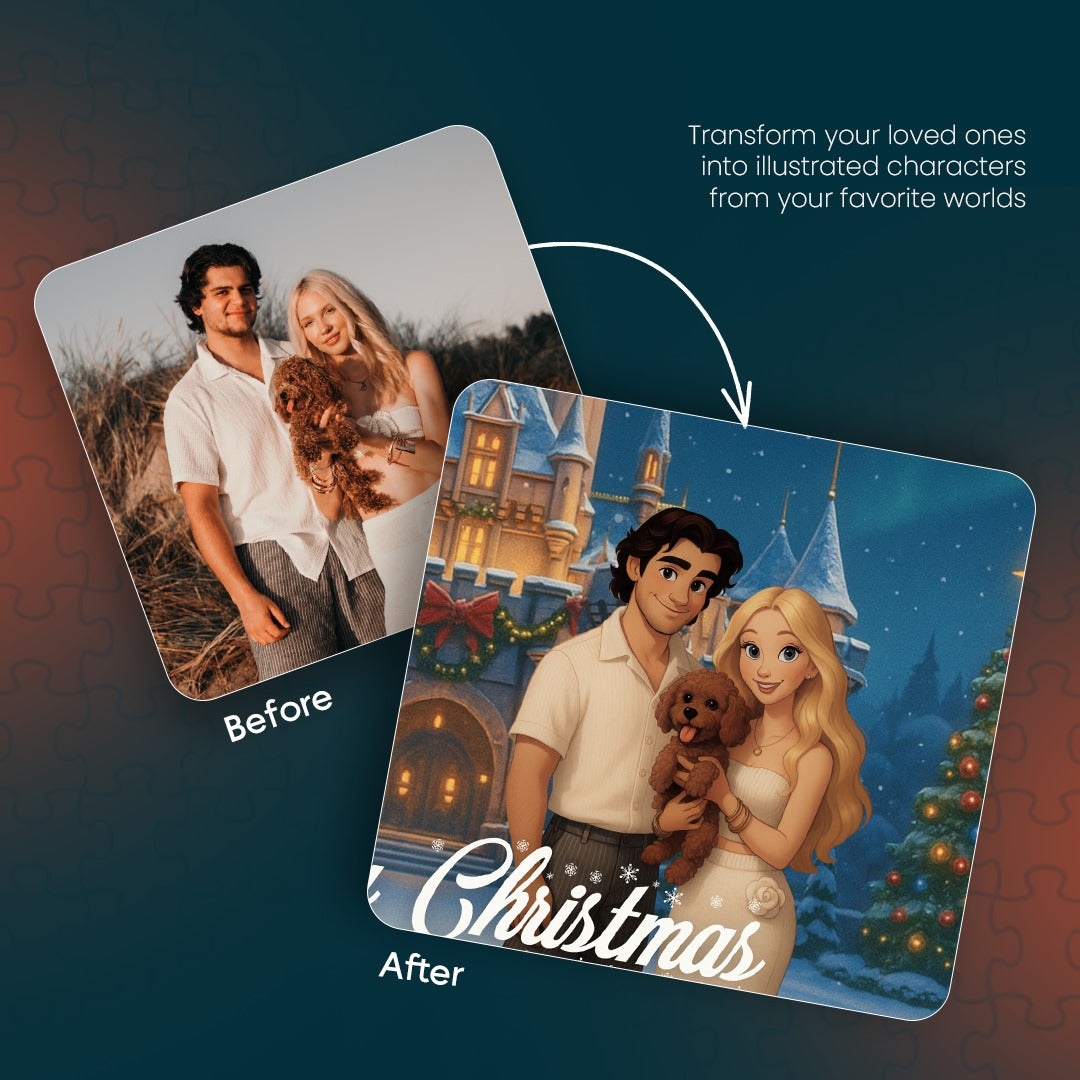 Your Custom Themed Family Puzzle – Couple & Love Story Edition