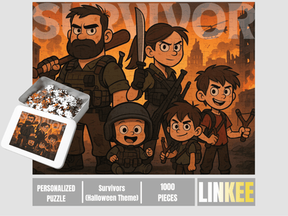 Your Custom Themed Family Puzzle – Heroes & Friendship Edition