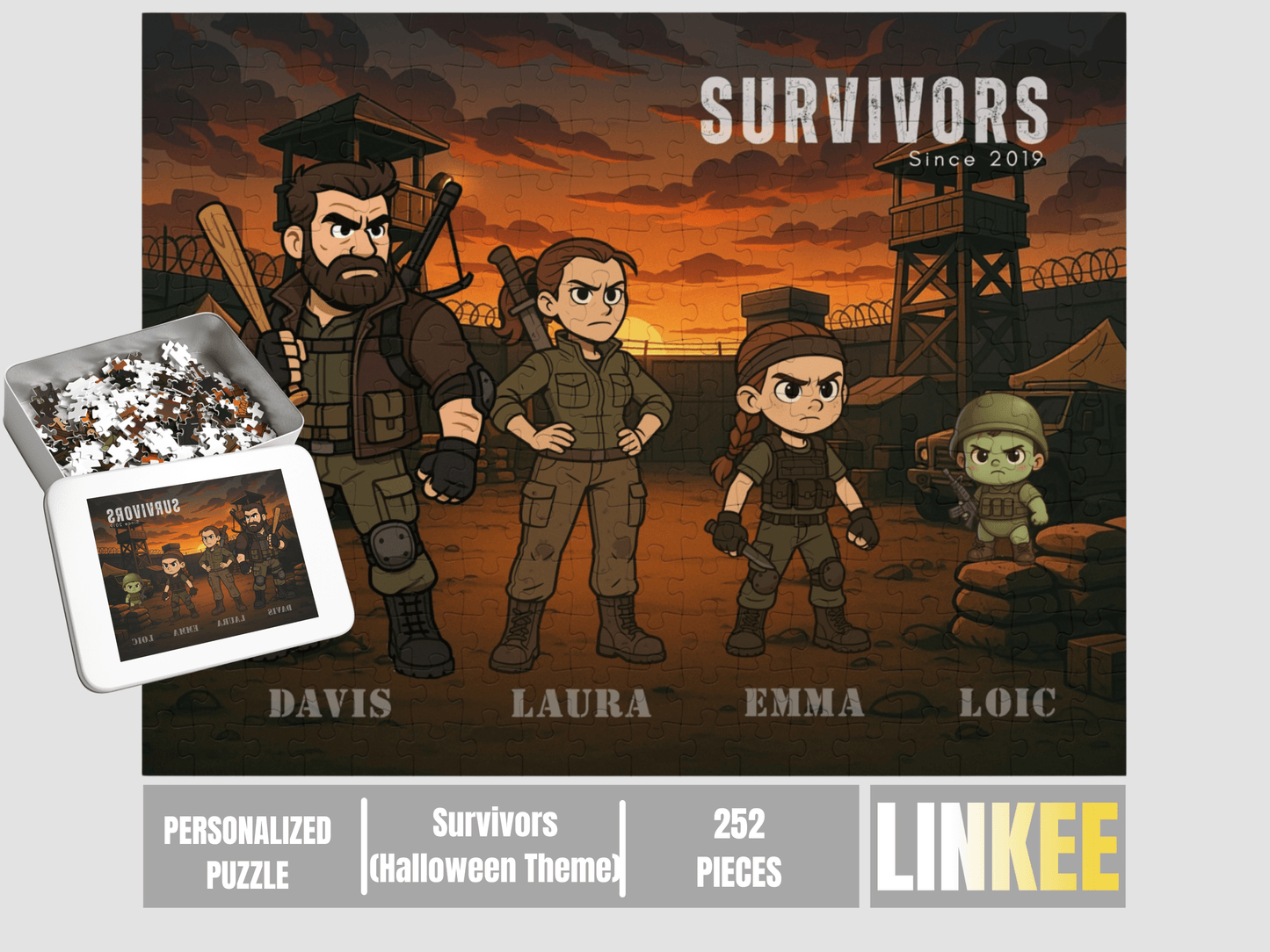 Your Custom Themed Family Puzzle – Holiday & Family Edition