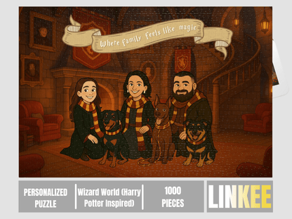 Personalized Family Art Puzzle – Premium Keepsake Edition