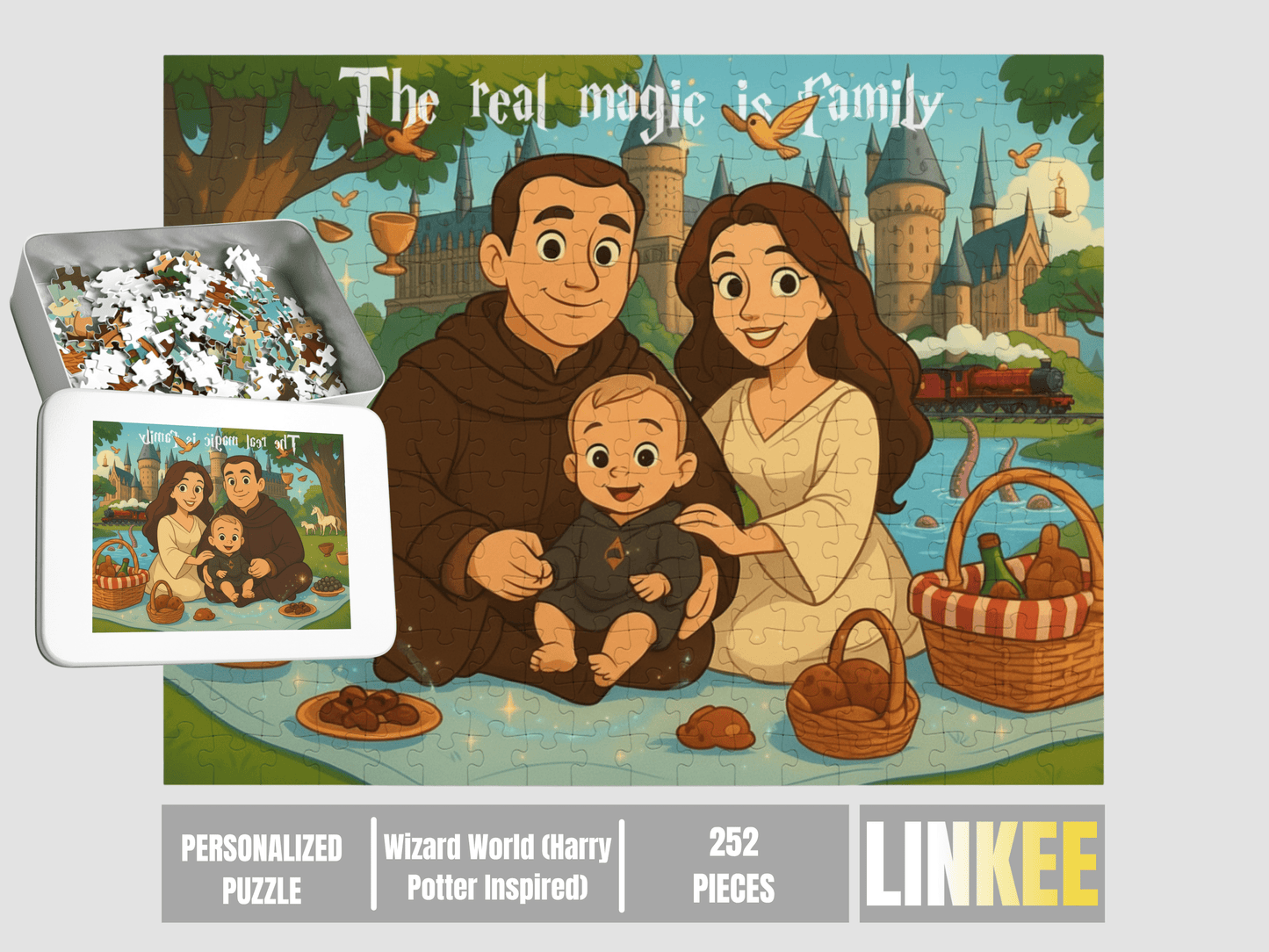 Personalized Family Art Puzzle – Premium Keepsake Edition