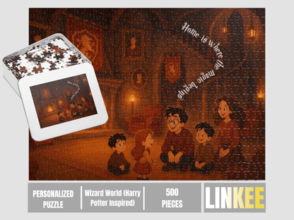 Personalized Family Art Puzzle – Premium Keepsake Edition