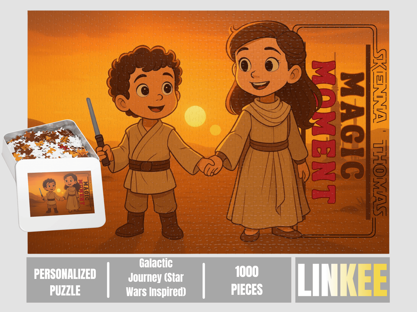 Personalized Family Art Puzzle – Premium Keepsake Edition