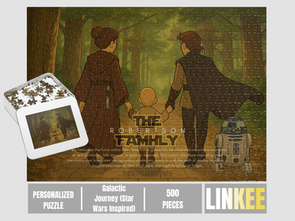 Personalized Family Art Puzzle – Premium Keepsake Edition