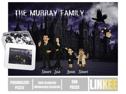 Personalized Family Art Puzzle – Premium Keepsake Edition