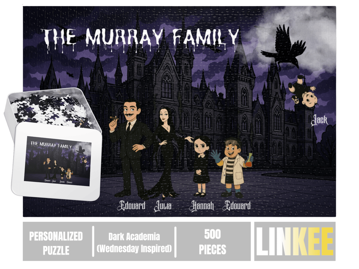 Your Custom Themed Family Puzzle – Heroes & Friendship Edition